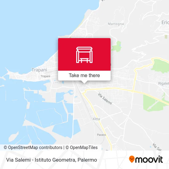 Via Salemi - Surveyor Institute map