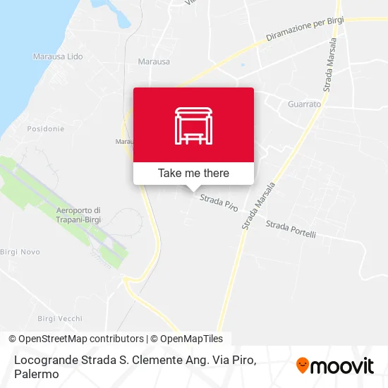Locogrande Strada S. Clemente Ang. Via Piro map