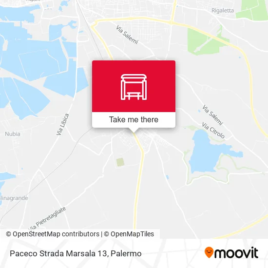 Paceco Strada Marsala 13 map