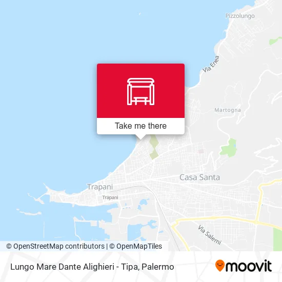 Lungo Mare Dante Alighieri - Tipa map