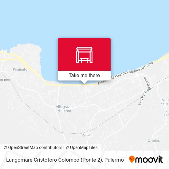 Lungomare Cristoforo Colombo (Ponte 2) map