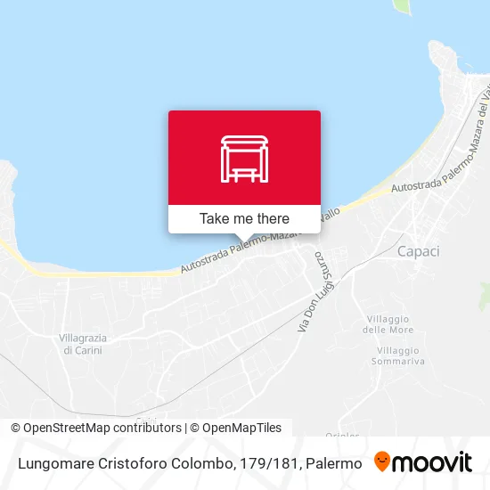 Lungomare Cristoforo Colombo, 179 / 181 map