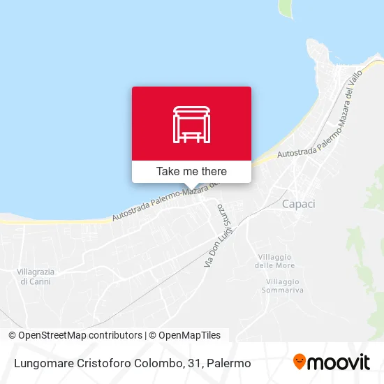 Lungomare Cristoforo Colombo, 31 map