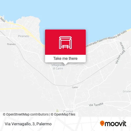 Via Vernagallo, 3 map