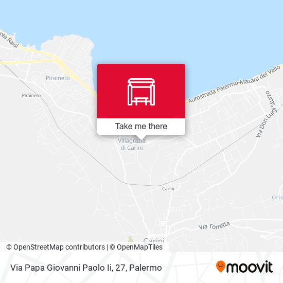 Via Papa Giovanni Paolo Ii, 27 map