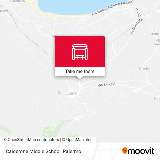 Calderone Middle School map