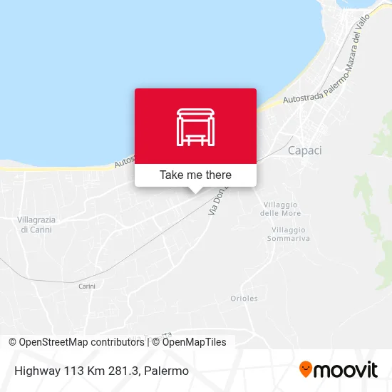 Highway 113 Km 281.3 map