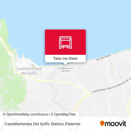 Castellammare Del Golfo Station map