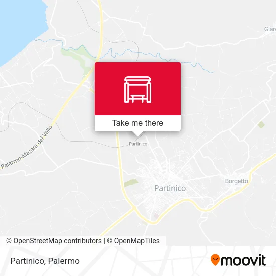 Partinico map