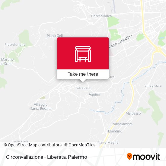 Circonvallazione - Liberata map