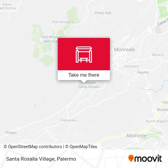 Santa Rosalia Village map