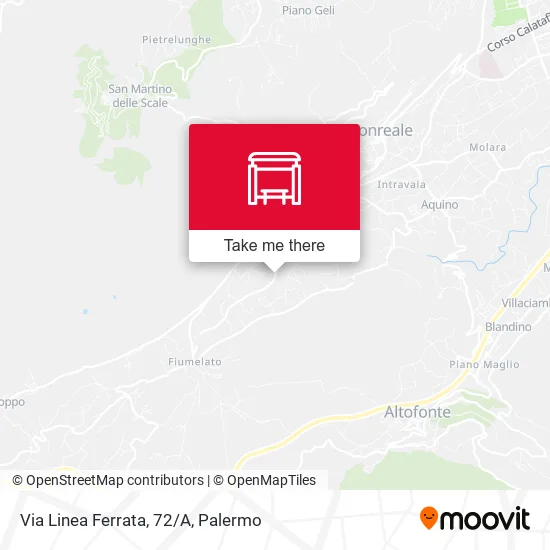 Via Linea Ferrata, 72/A map