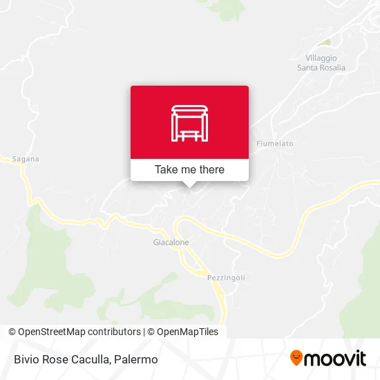 Bivio Rose Caculla map