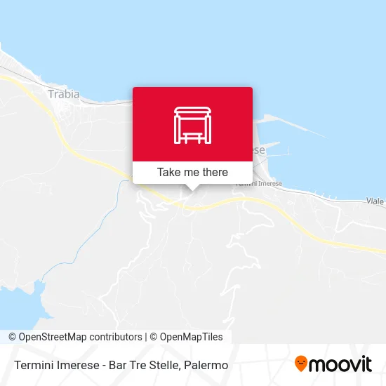 Termini Imerese - Three Stars Bar map
