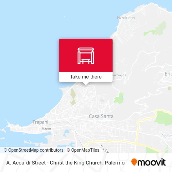 A. Accardi Street - Christ the King Church map