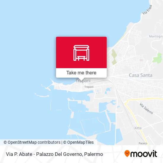 Via P. Abate - Palazzo Del Governo map