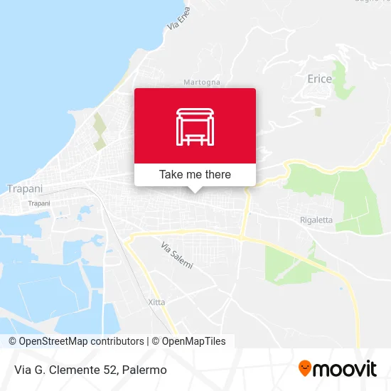 Via G. Clemente 52 map