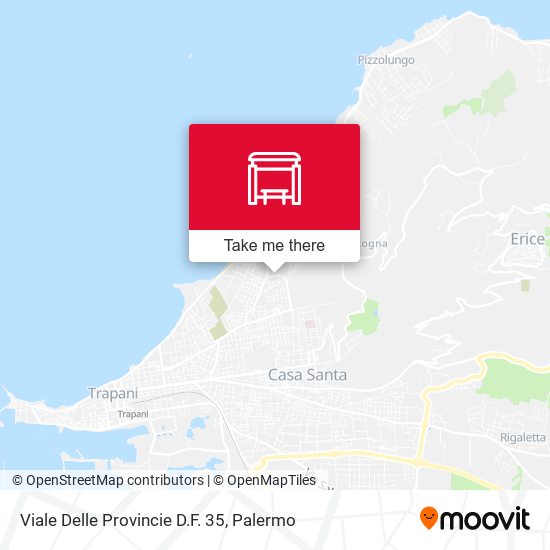 Viale Delle Provincie D.F. 35 map