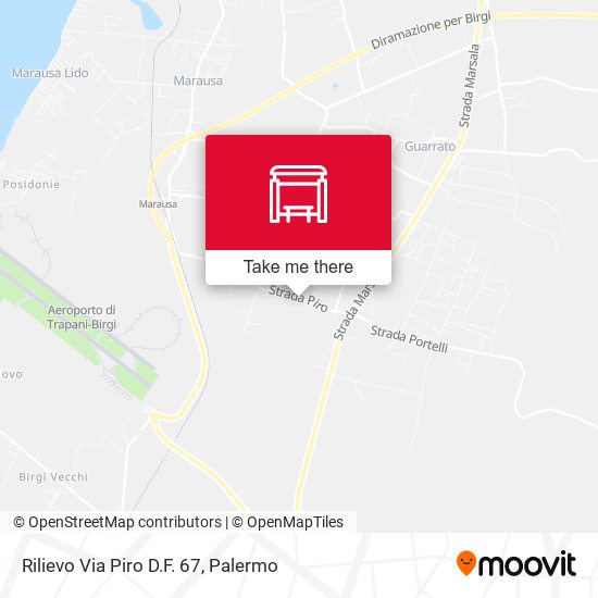 Rilievo Via Piro D.F. 67 map