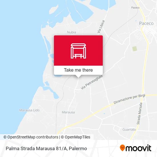 Palma Strada Marausa 81/A map