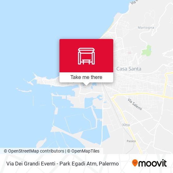 Via Dei Grandi Eventi - Park Egadi Atm map