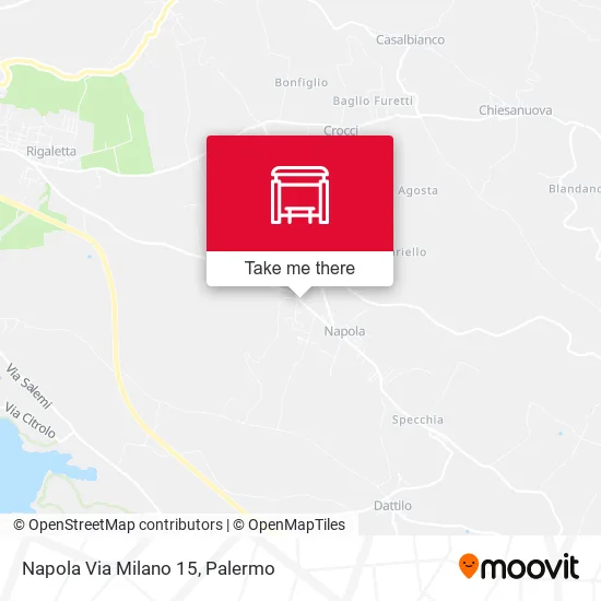 Napola Via Milano 15 map