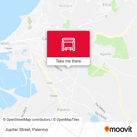 Jupiter Street map