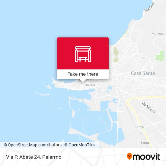 Via P. Abate 24 map