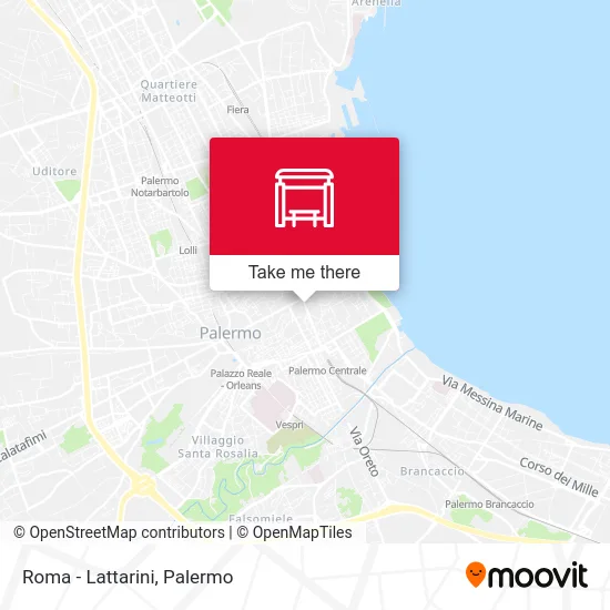 Rome - Lattarini map