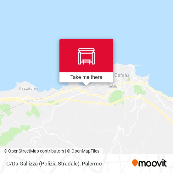 C / Da Gallizza (Polizia Stradale) map