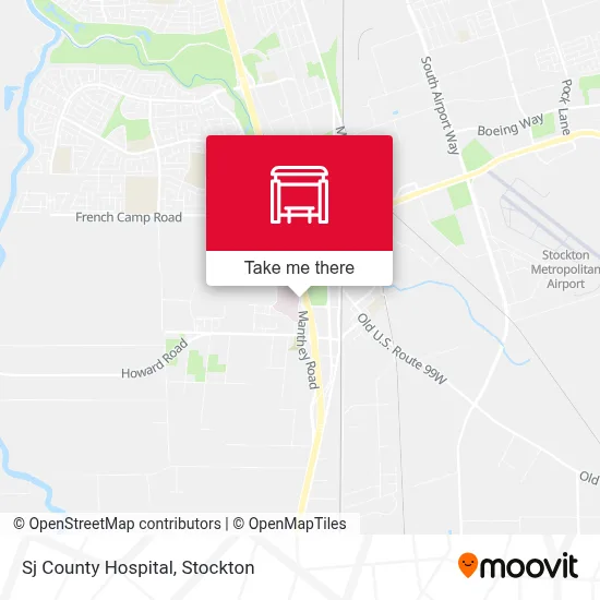 Sj County Hospital map