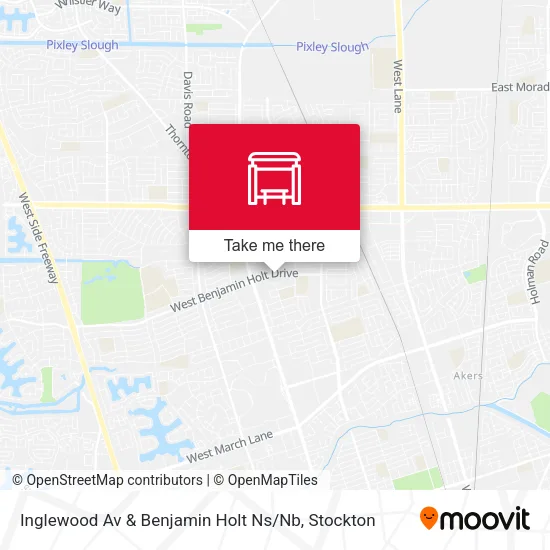 Mapa de Inglewood Av & Benjamin Holt Ns / Nb