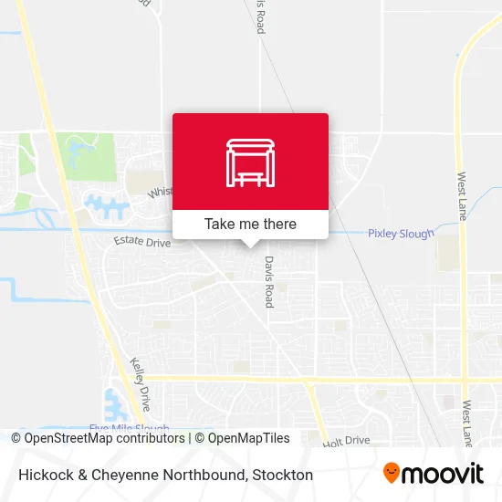 Hickock & Cheyenne Northbound map