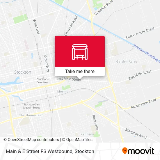 Mapa de Main & E Street FS Westbound