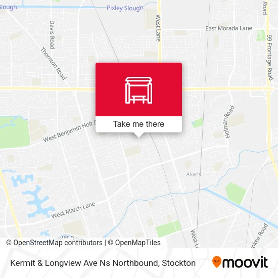 Mapa de Kermit & Longview Ave Ns Northbound