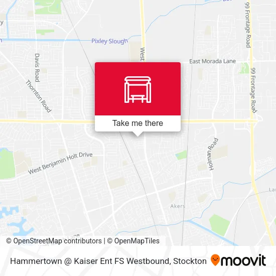 Mapa de Hammertown @ Kaiser Ent FS Westbound