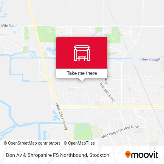 Mapa de Don Av & Shropshire FS Northbound