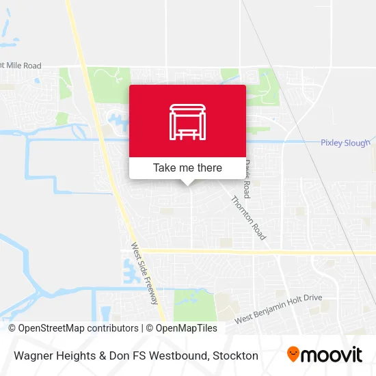 Mapa de Wagner Heights & Don FS Westbound