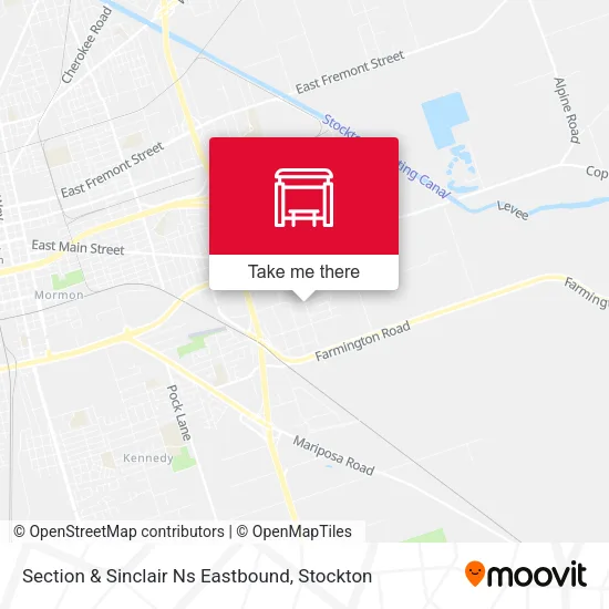 Mapa de Section & Sinclair Ns Eastbound