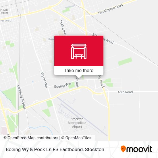 Mapa de Boeing Wy & Pock Ln FS Eastbound