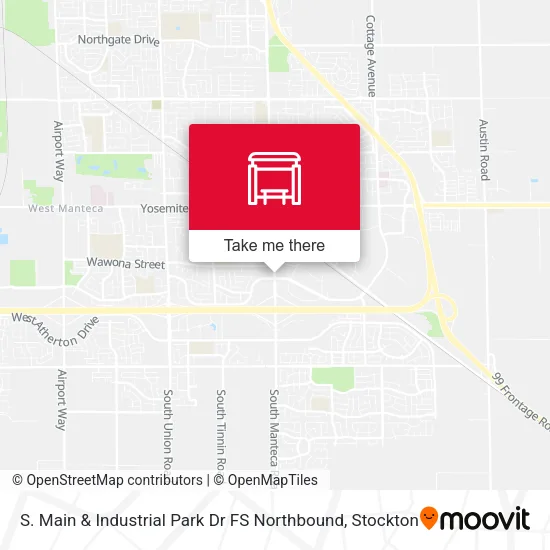 Mapa de S. Main & Industrial Park Dr FS Northbound