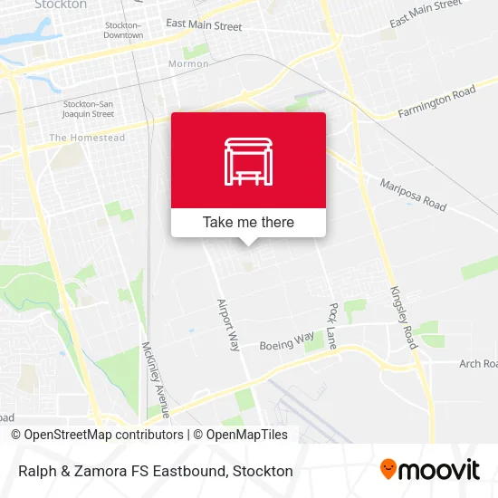 Mapa de Ralph & Zamora FS Eastbound