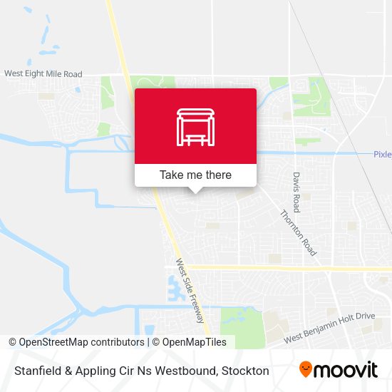 Mapa de Stanfield & Appling Cir Ns Westbound
