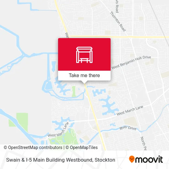 Mapa de Swain & I-5 Main Building Westbound