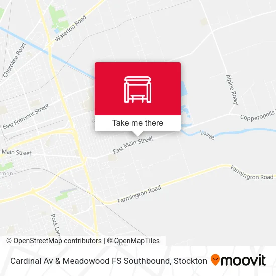 Mapa de Cardinal Av & Meadowood FS Southbound