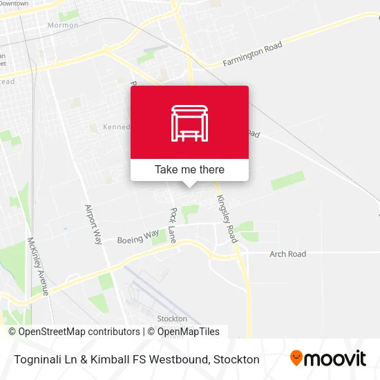 Mapa de Togninali Ln & Kimball FS Westbound