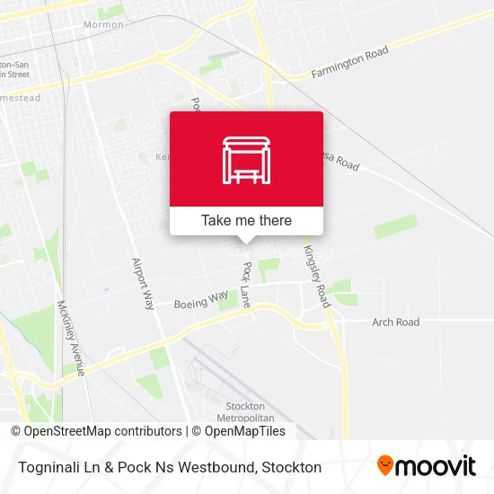 Mapa de Togninali Ln & Pock Ns Westbound