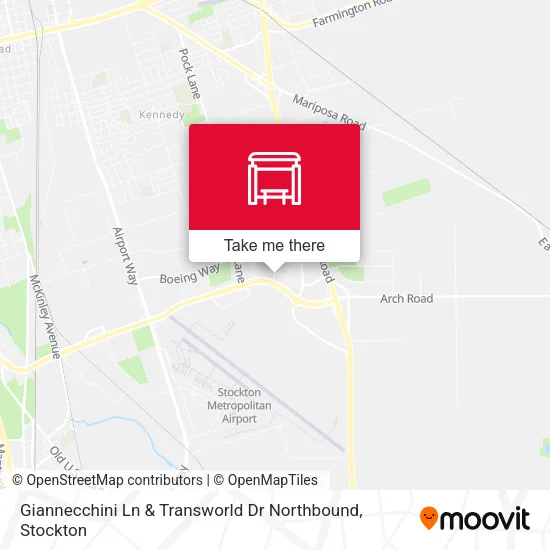 Mapa de Giannecchini Ln & Transworld Dr Northbound