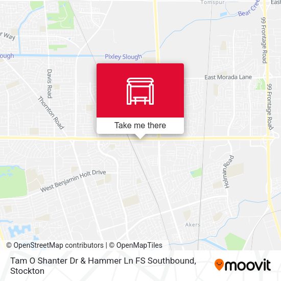 Mapa de Tam O Shanter Dr & Hammer Ln FS Southbound