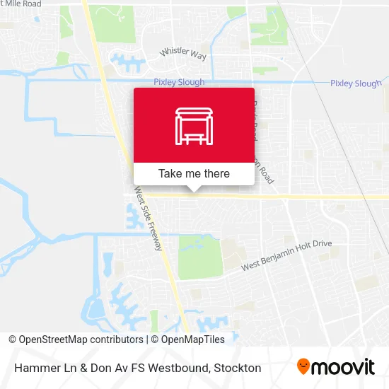 Mapa de Hammer Ln & Don Av FS Westbound